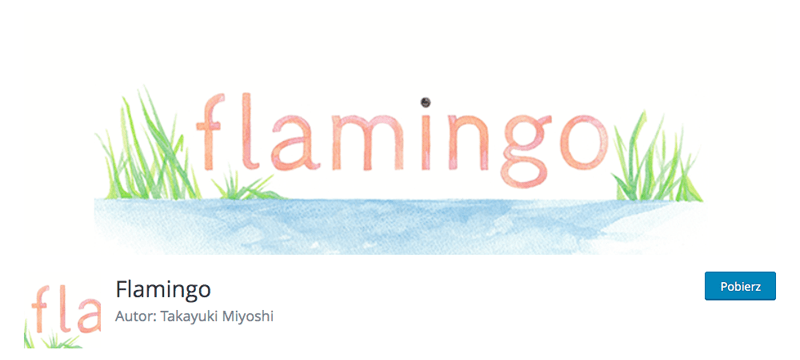 Flamingo plugin do WordPress