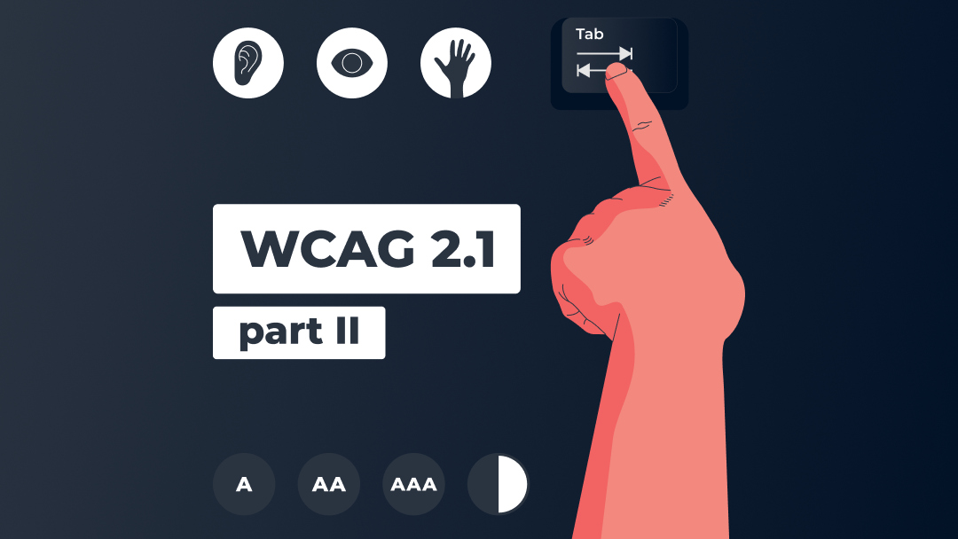 WCAG guidelines – levels and criteria