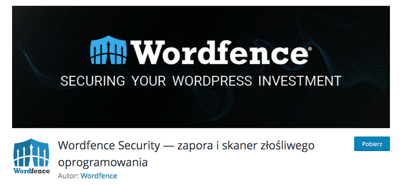 Wordfence Security plugin do WordPress