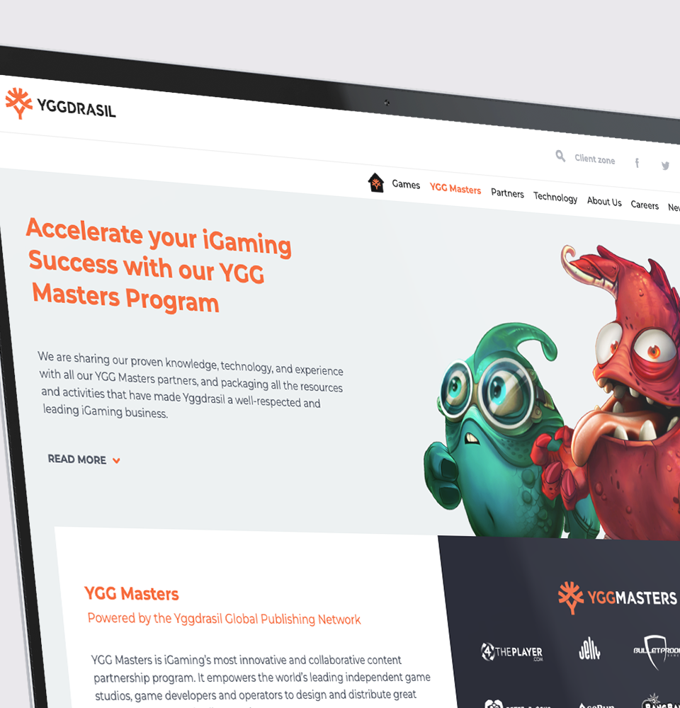 New corporate website for the iGaming industry leader